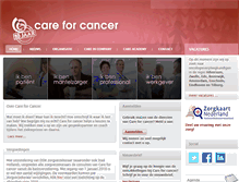 Tablet Screenshot of careforcancer.nl